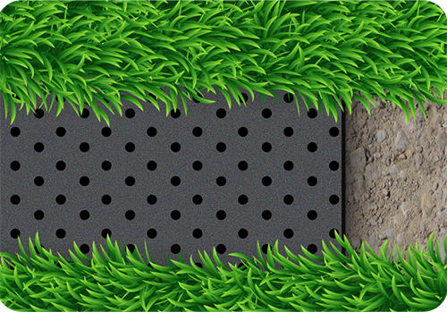人造草坪吸震墊